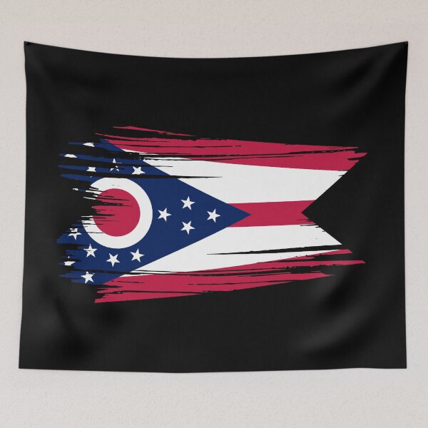 Item preview, Distressed Ohio State Flag OH designed and sold by shitpostee.
