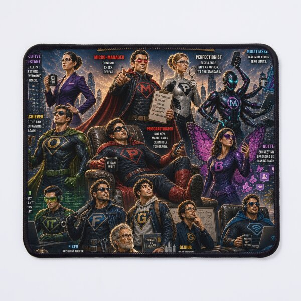 Item preview, Corporate Avengers – Ultimate Workplace Superhero Team designed and sold by P’s stuff.