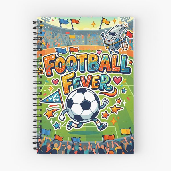 Item preview, Football Fever Cute Cartoon Stadium Mascot Sticker Poster designed and sold by M.Store.