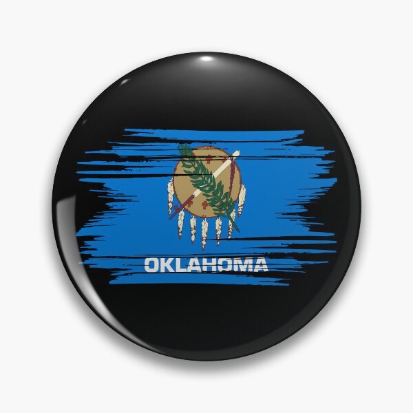 Item preview, Distressed Oklahoma State Flag OK designed and sold by shitpostee.