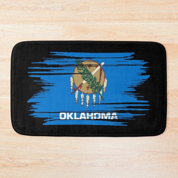 Item preview, Distressed Oklahoma State Flag OK designed and sold by shitpostee.