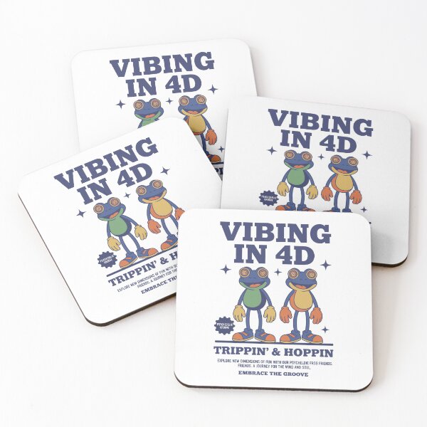 Item preview, trippy festival Vibing In 4D Trippin Hoppin Rave designed and sold by LuminOrb.