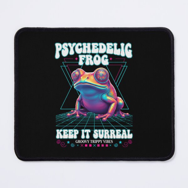 Item preview, Trippy Festival Frog Keep It Surreal Hippie Rave designed and sold by LuminOrb.