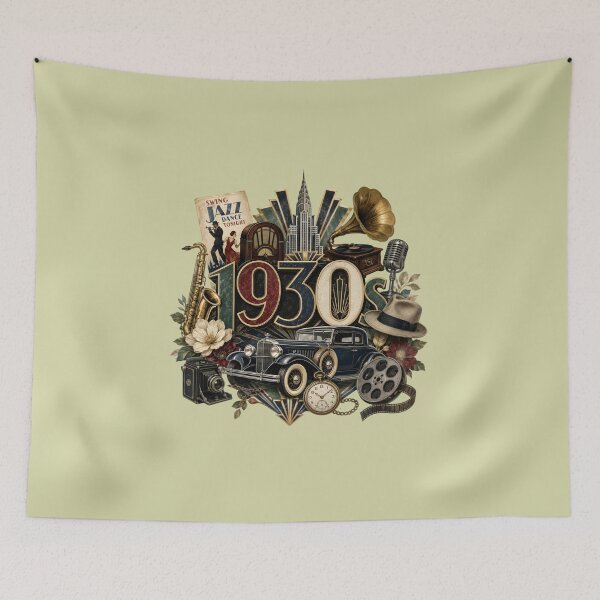 Item preview, 1930s Vintage History Collage designed and sold by RockyLambda.