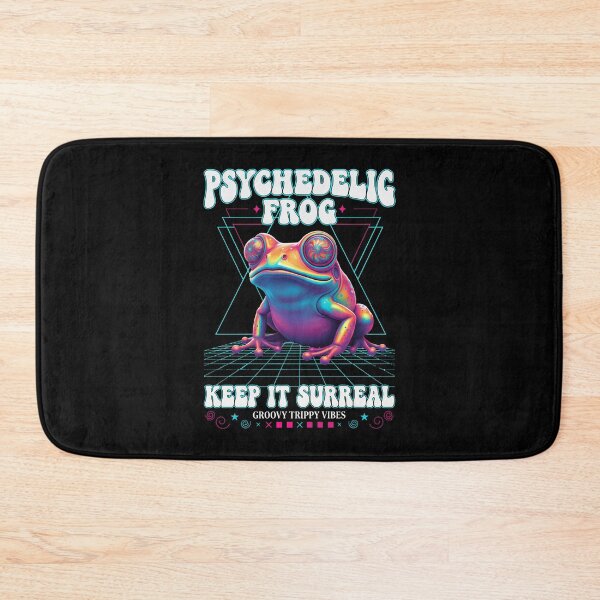 Item preview, Trippy Festival Frog Keep It Surreal Hippie Rave designed and sold by LuminOrb.