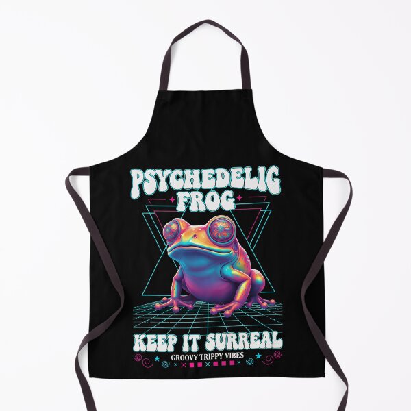 Item preview, Trippy Festival Frog Keep It Surreal Hippie Rave designed and sold by LuminOrb.