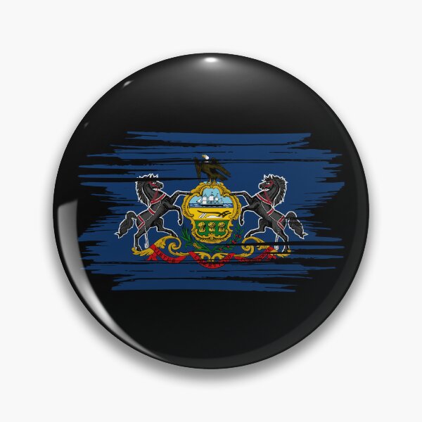 Item preview, Distressed Pennsylvania State Flag PA designed and sold by shitpostee.