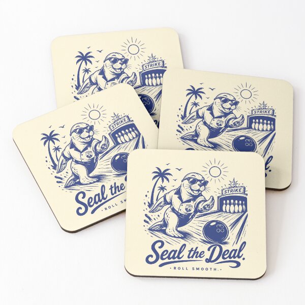 Item preview, Vintage Seal The Deal Bowling Roll Smooth designed and sold by 89shirts.