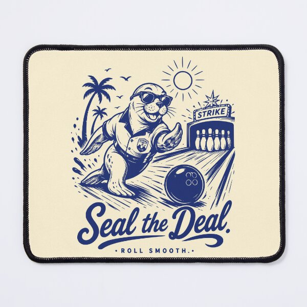 Item preview, Vintage Seal The Deal Bowling Roll Smooth designed and sold by 89shirts.