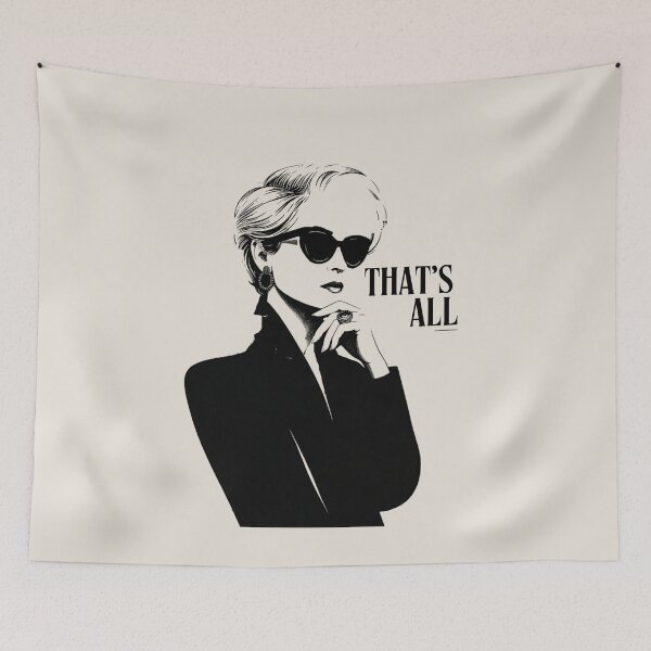 Item preview, Minimalist Fashion Boss Line Art – “That’s All” Statement Design designed and sold by BonieDexter.