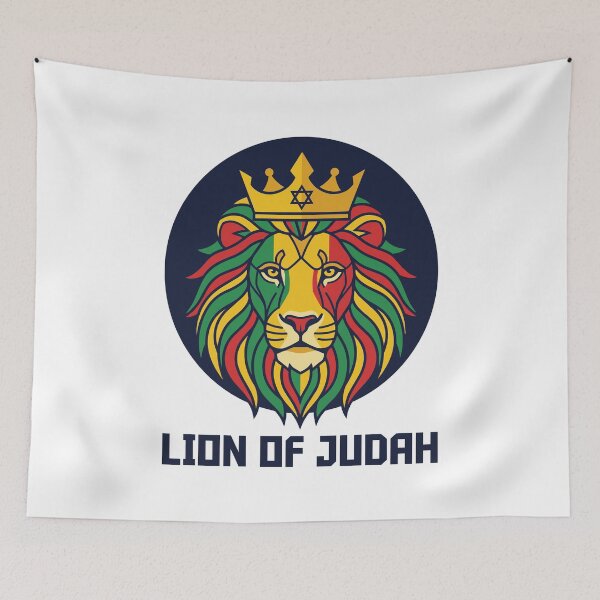 Item preview, Star of David Lion of Judah Zion Emblem designed and sold by crouchingpixel.