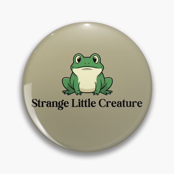 Item preview, Strange Little Creature Cute Green Frog designed and sold by ShaderShirts.