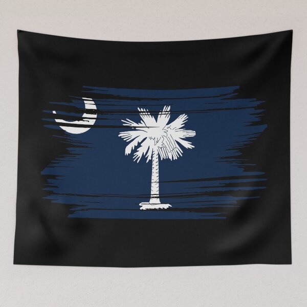 Item preview, Distressed South Carolina State Flag SC designed and sold by shitpostee.