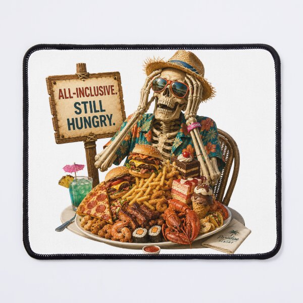 Item preview, Skeleton Resort Tourist Funny Vacation Design designed and sold by ByAnad.
