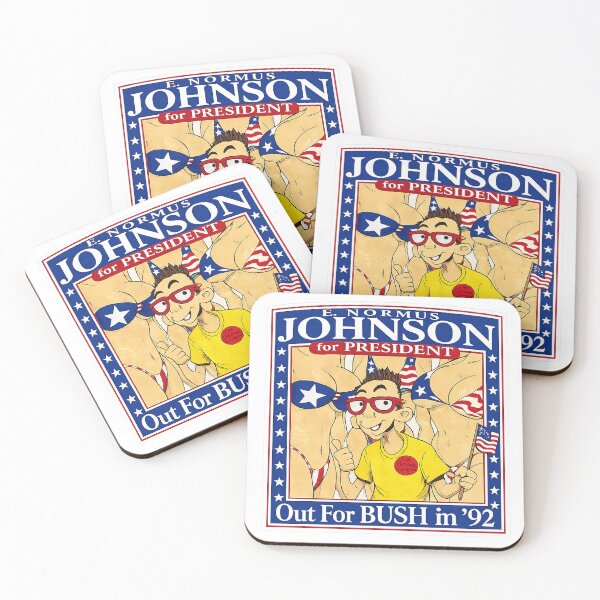 Item preview, E Normous Johnson Out For BUSH (1992) designed and sold by LockedUp.