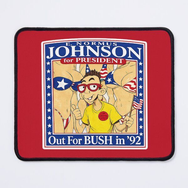Item preview, E Normous Johnson Out For BUSH (1992) designed and sold by LockedUp.