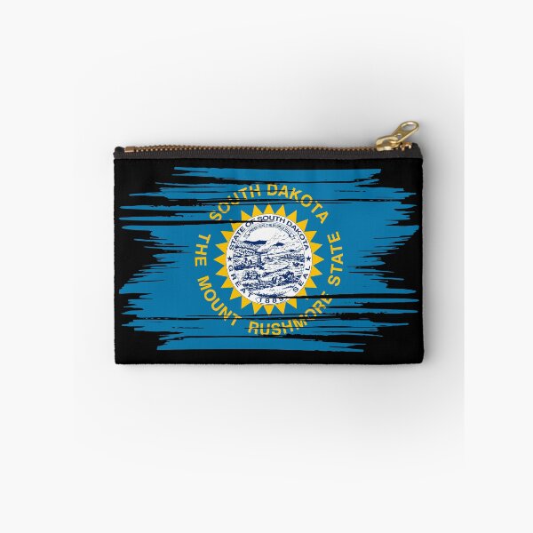 Item preview, Distressed South Dakota State Flag SD designed and sold by shitpostee.