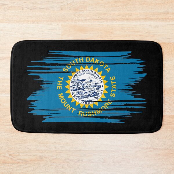 Item preview, Distressed South Dakota State Flag SD designed and sold by shitpostee.