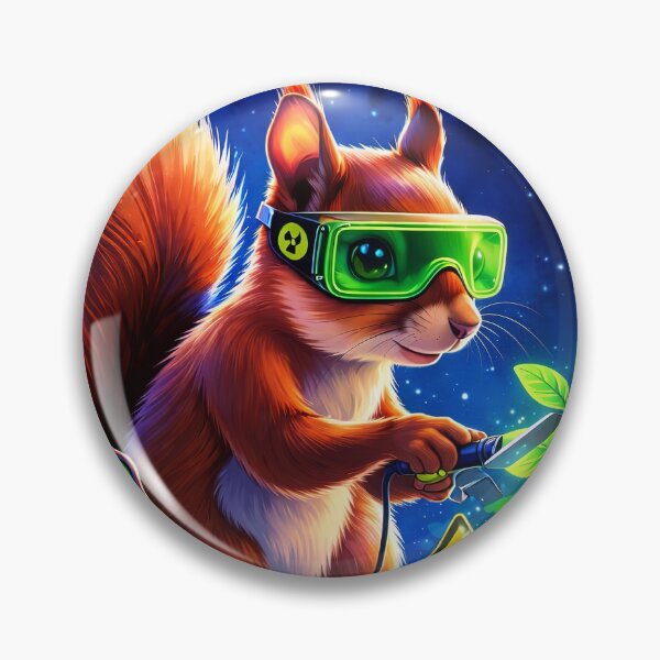 Item preview, Cute Cosmic Squirrel Nuclear Medicine Tech Retro Sci-Fi Moonlight Design for Nuclear Medicine Week designed and sold by ClinicalHubs.