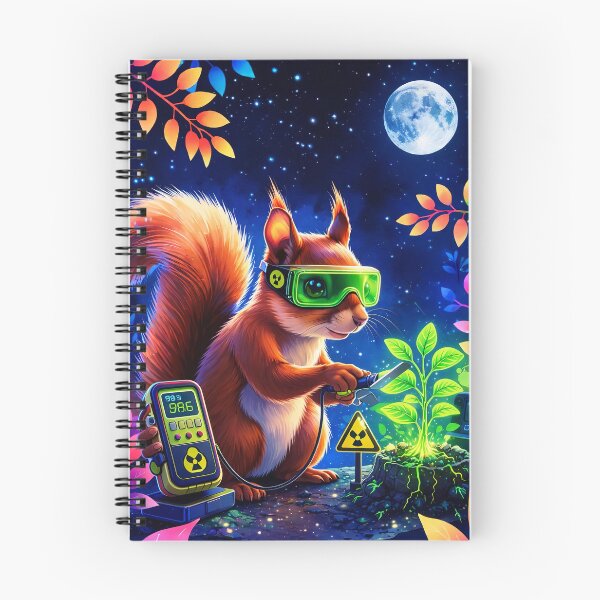 Item preview, Cute Cosmic Squirrel Nuclear Medicine Tech Retro Sci-Fi Moonlight Design for Nuclear Medicine Week designed and sold by ClinicalHubs.