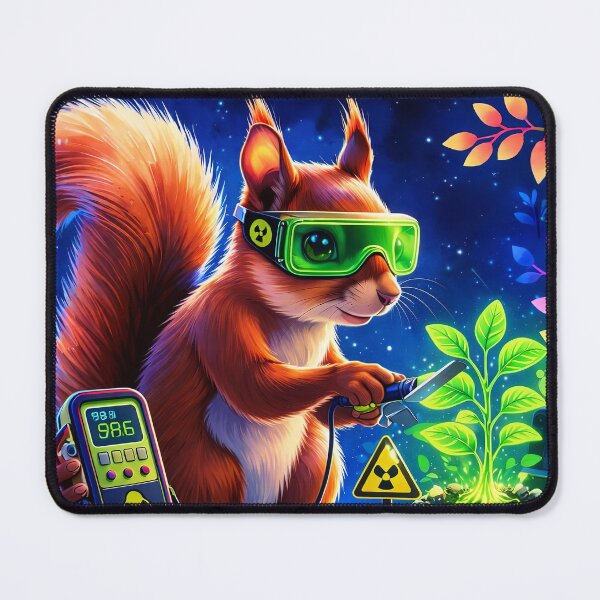 Item preview, Cute Cosmic Squirrel Nuclear Medicine Tech Retro Sci-Fi Moonlight Design for Nuclear Medicine Week designed and sold by ClinicalHubs.