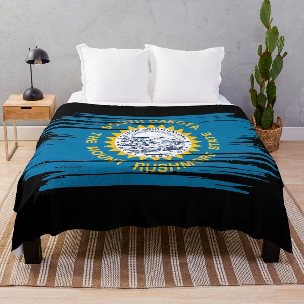 Item preview, Distressed South Dakota State Flag SD designed and sold by shitpostee.