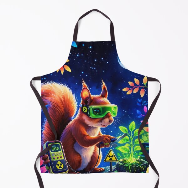 Item preview, Cute Cosmic Squirrel Nuclear Medicine Tech Retro Sci-Fi Moonlight Design for Nuclear Medicine Week designed and sold by ClinicalHubs.