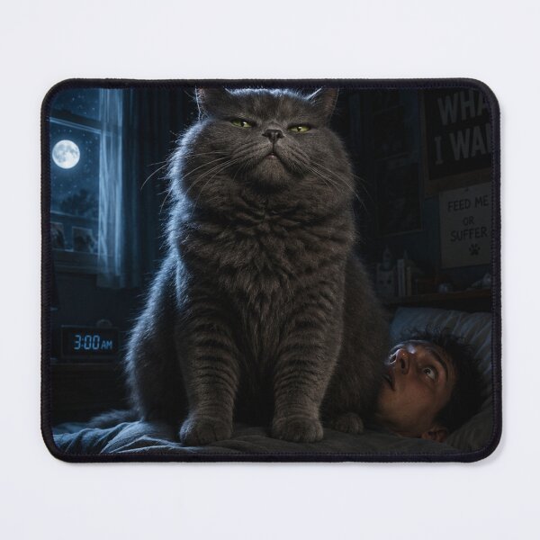 Item preview, Sleep Paralysis 3AM Not A Demon Just My Cat Funny Gift designed and sold by irfanshikh.