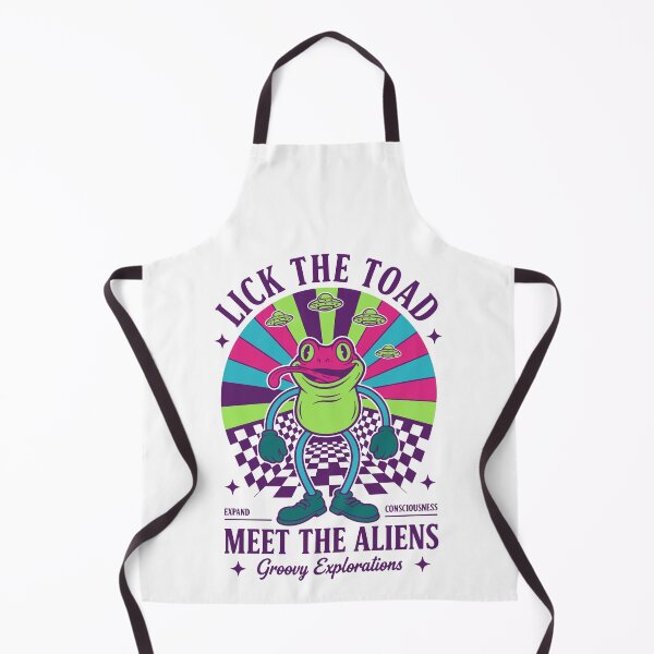 Item preview, Trippy goa Trance Lick The Toad Meet The Aliens designed and sold by LuminOrb.