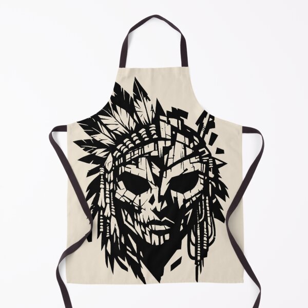 Item preview, Warrior Mask - Tribal Spirit designed and sold by JonelCrafts.