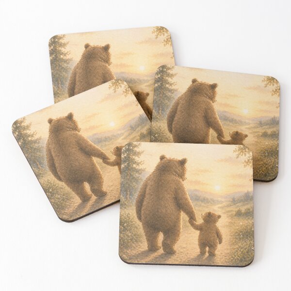 Item preview, Bears Walking Together designed and sold by inspired-works.