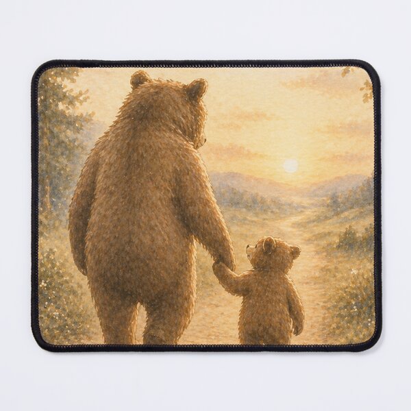 Item preview, Bears Walking Together designed and sold by inspired-works.