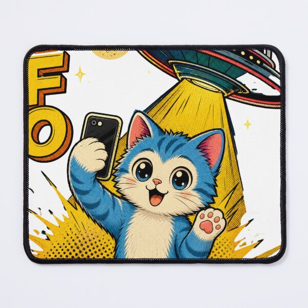 Item preview, UFO cat selfie designed and sold by HomeyDay.