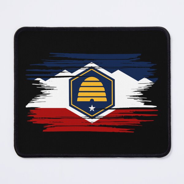 Item preview, Distressed Utah State Flag UT designed and sold by shitpostee.