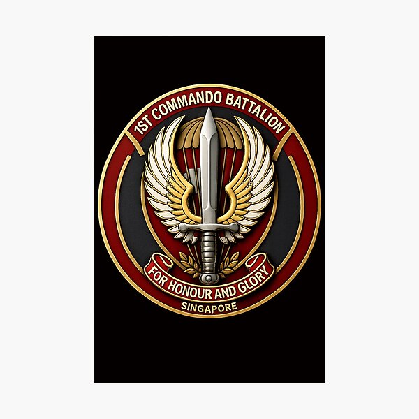 Item preview, 1st Commando Battalion, Singapore designed and sold by ChinaInArms.