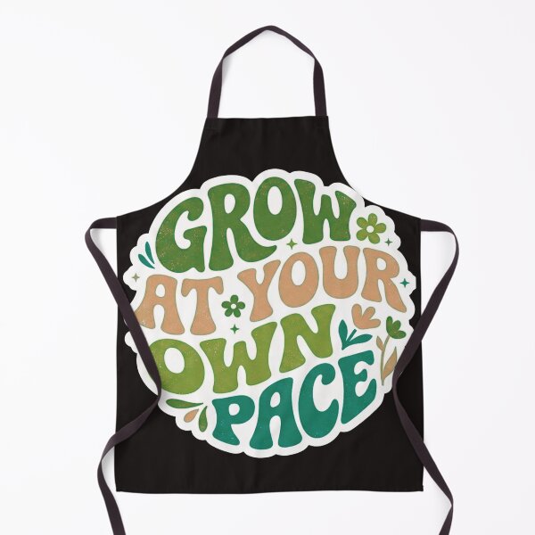 Item preview, Retro Grow At Your Own Pace Wavy Typography designed and sold by Core design hub .
