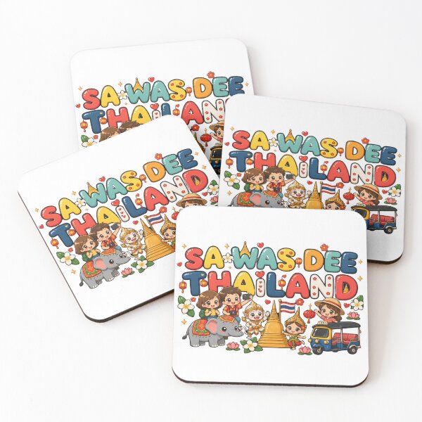 Item preview, Cute Thailand Travel Art – Asian Culture Cartoon Design designed and sold by Beeform.