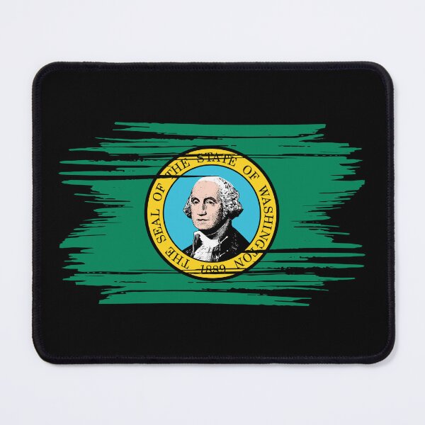 Item preview, Distressed Washington State Flag WA designed and sold by shitpostee.