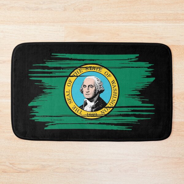 Item preview, Distressed Washington State Flag WA designed and sold by shitpostee.