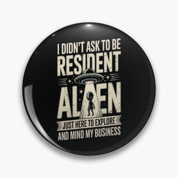 Item preview, RESIDENT ALIEN designed and sold by ALL ART .