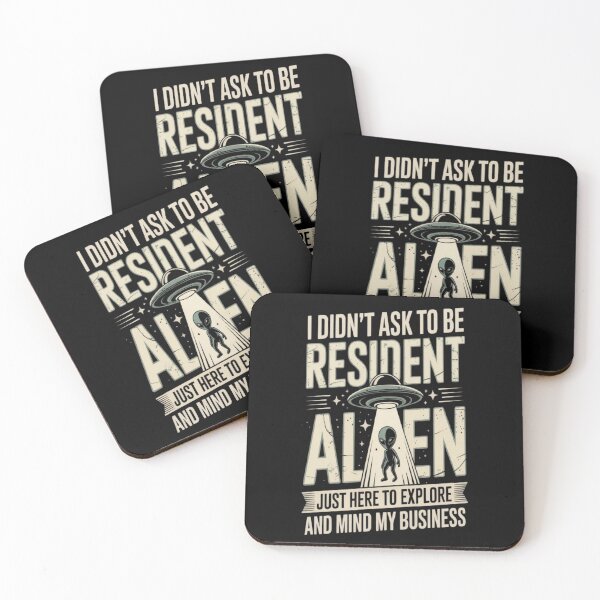 Item preview, RESIDENT ALIEN designed and sold by ALL ART .