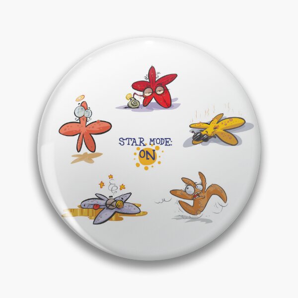 Item preview, Starfish moods designed and sold by Bobb's cartoons.