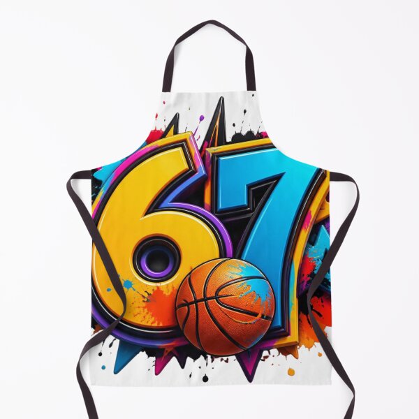 Item preview, Basketball Number 67 Colorful Paint Splatter Logo designed and sold by AgnesB77.