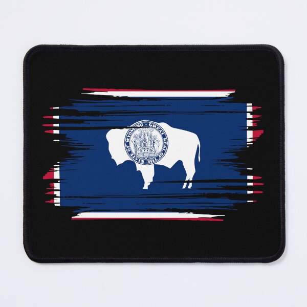 Item preview, Distressed Wyoming State Flag WY designed and sold by shitpostee.
