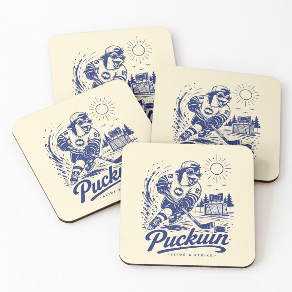 Item preview, Vintage Penguin Puckuin Ice Hockey Slide & Strike designed and sold by 89shirts.