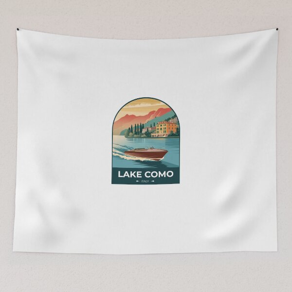 Item preview, Lake Como Italy designed and sold by TulipaGraphics.