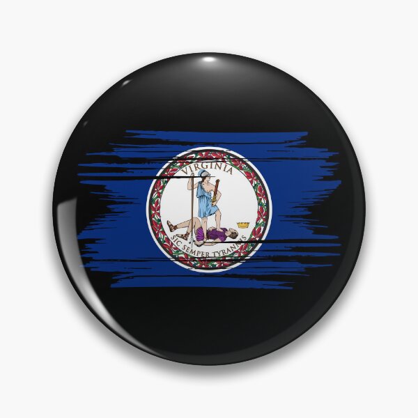 Item preview, Distressed Virginia State Flag VA designed and sold by shitpostee.