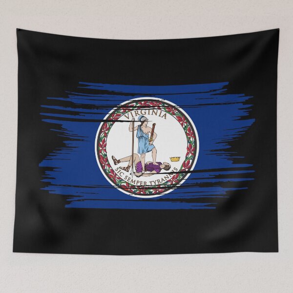 Item preview, Distressed Virginia State Flag VA designed and sold by shitpostee.