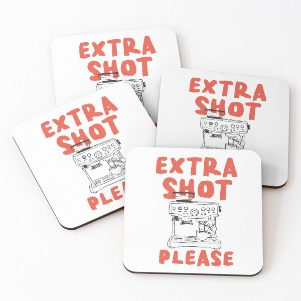 Item preview, Extra Shot Please Espresso Machine designed and sold by CoffeeHanddrawn.