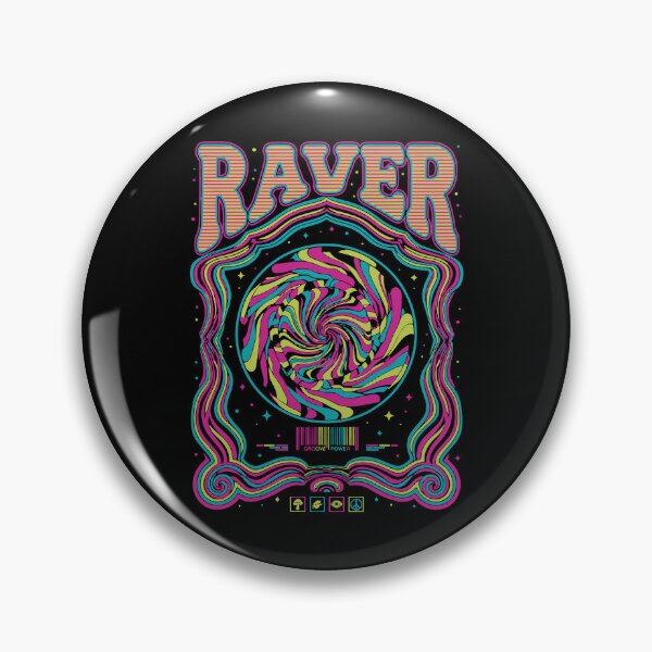 Item preview, Raver Groove Power Hippie Music Trippy Rave designed and sold by LuminOrb.